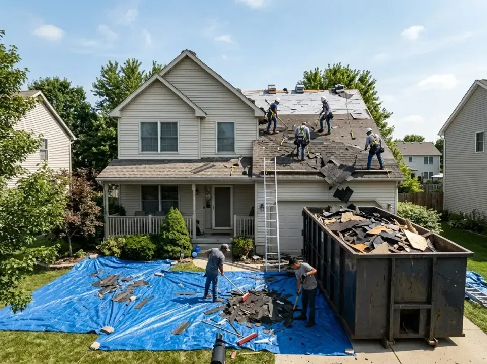 roof-replacement-debris-remova-004 — frequently asked questions, Cheapest Dumpster Rentals in Champion Heights, OH